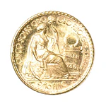 Moneda De Oro 5 Soles Perú 1965