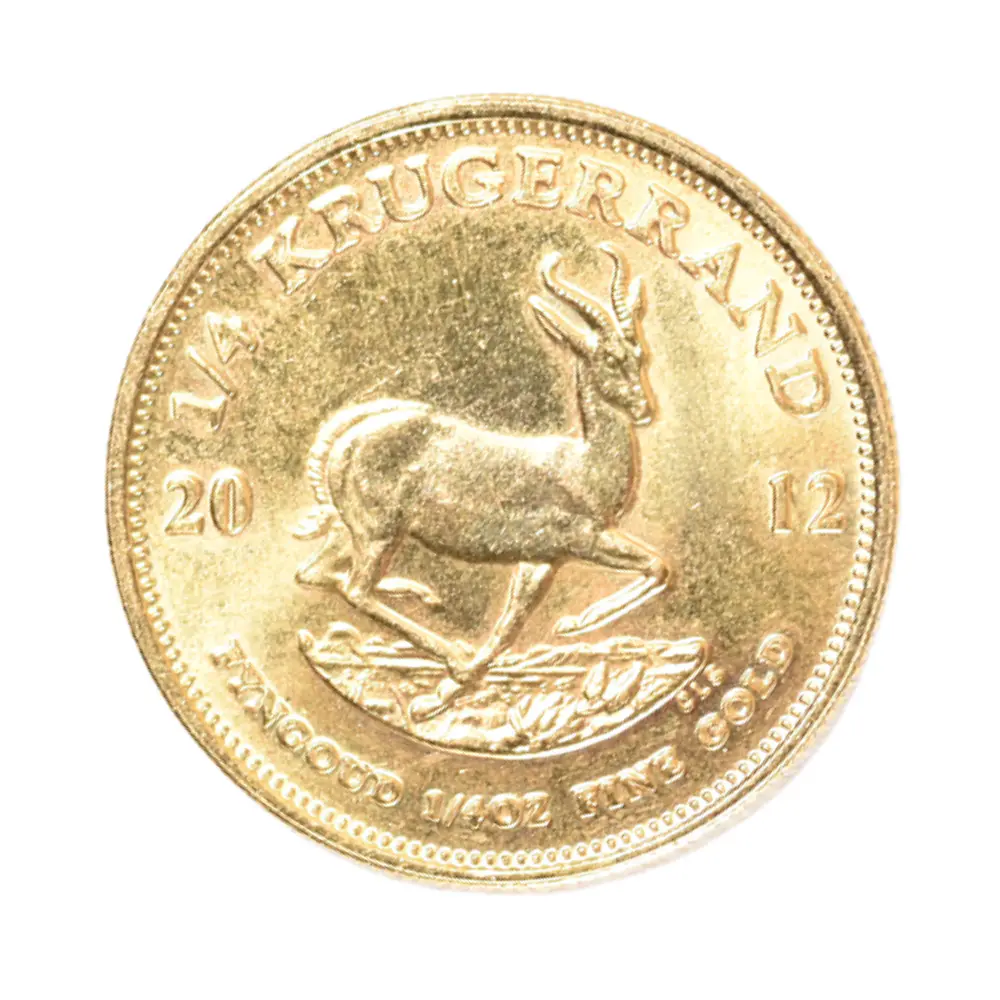 Moneda De Oro Krugerrand 1/4 Onza Sudáfrica 2012