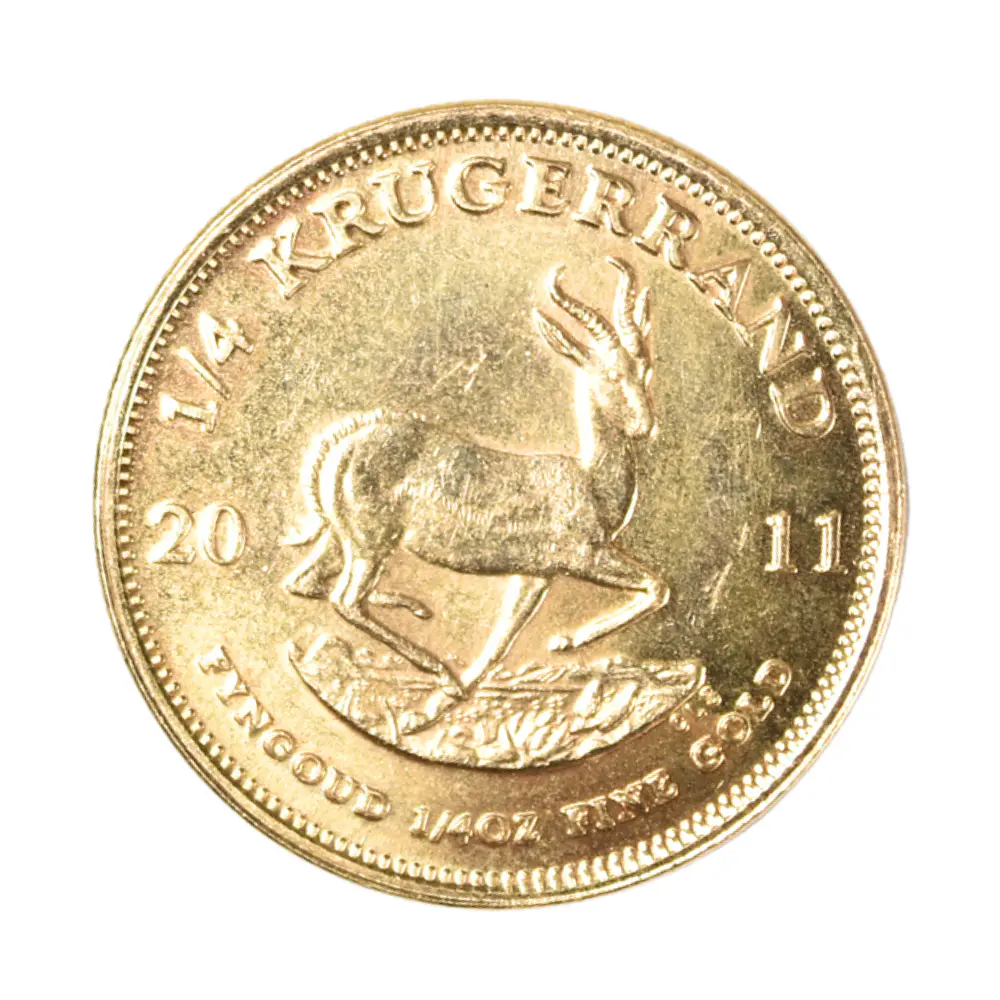 Moneda De Oro Krugerrand 1/4 Onza Sudáfrica 2011