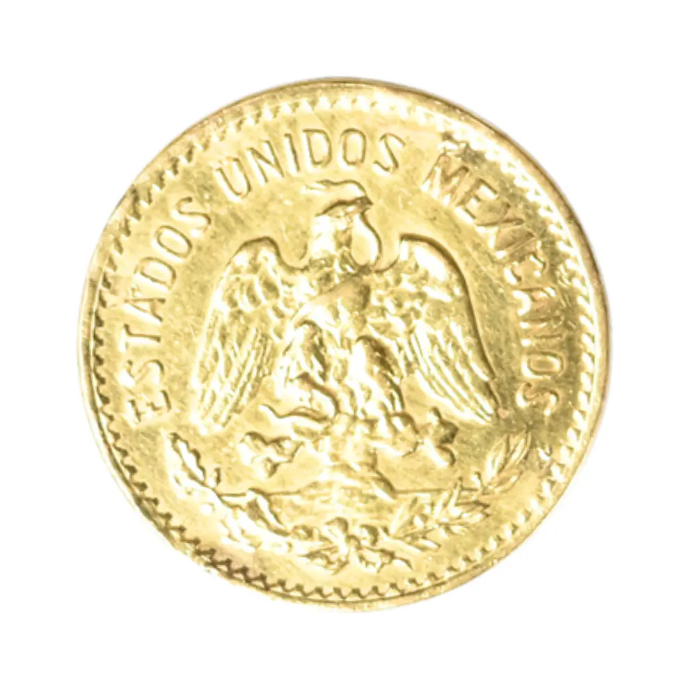Moneda De Oro 5 Pesos Mexicanos Hidalgo México 1955