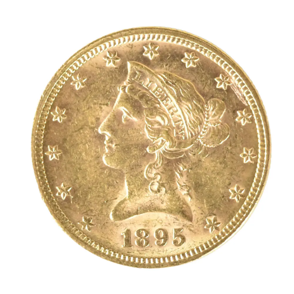 Moneda De Oro 10 Dólares Liberty Head Estados Unidos 1895