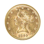 Moneda De Oro 10 Dólares Liberty Head Estados Unidos 1895