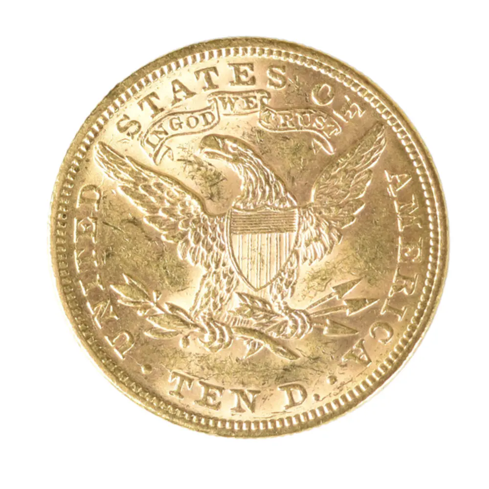 Moneda De Oro 10 Dólares Liberty Head Estados Unidos 1895