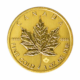 Moneda De Oro Maple Leaf 50 Dólares Canadá 2014 – 1 Onza