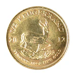 Moneda De Oro Krugerrand 1/2 Onza Sudáfrica 2012