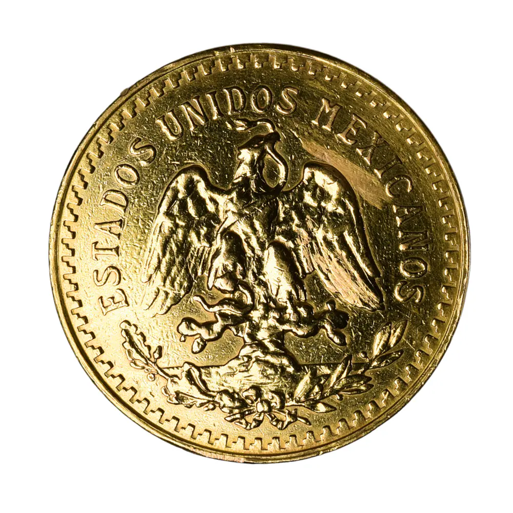 Moneda de Oro 50 Pesos Centenario México 1922