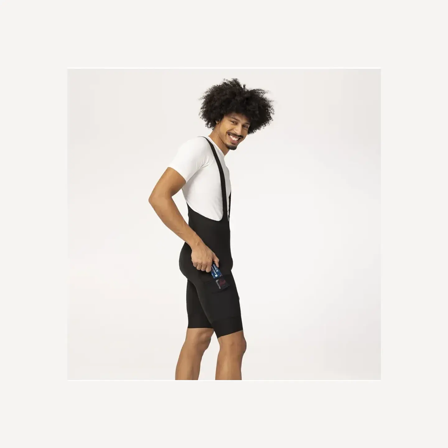Calza Bibshort AGU Gravel Venture Hombre - Negro 2