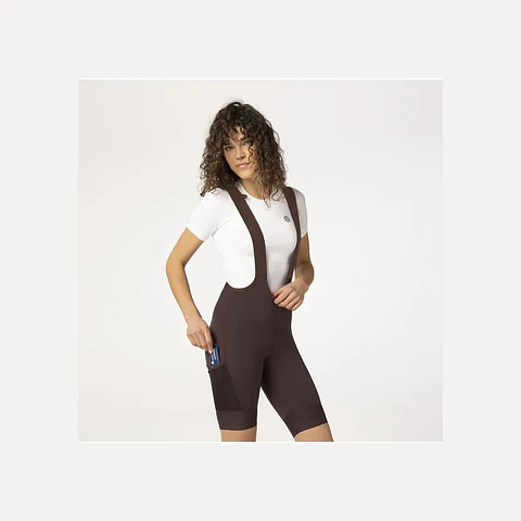 Calza Bibshort AGU Gravel Venture Mujer - Rose Brown