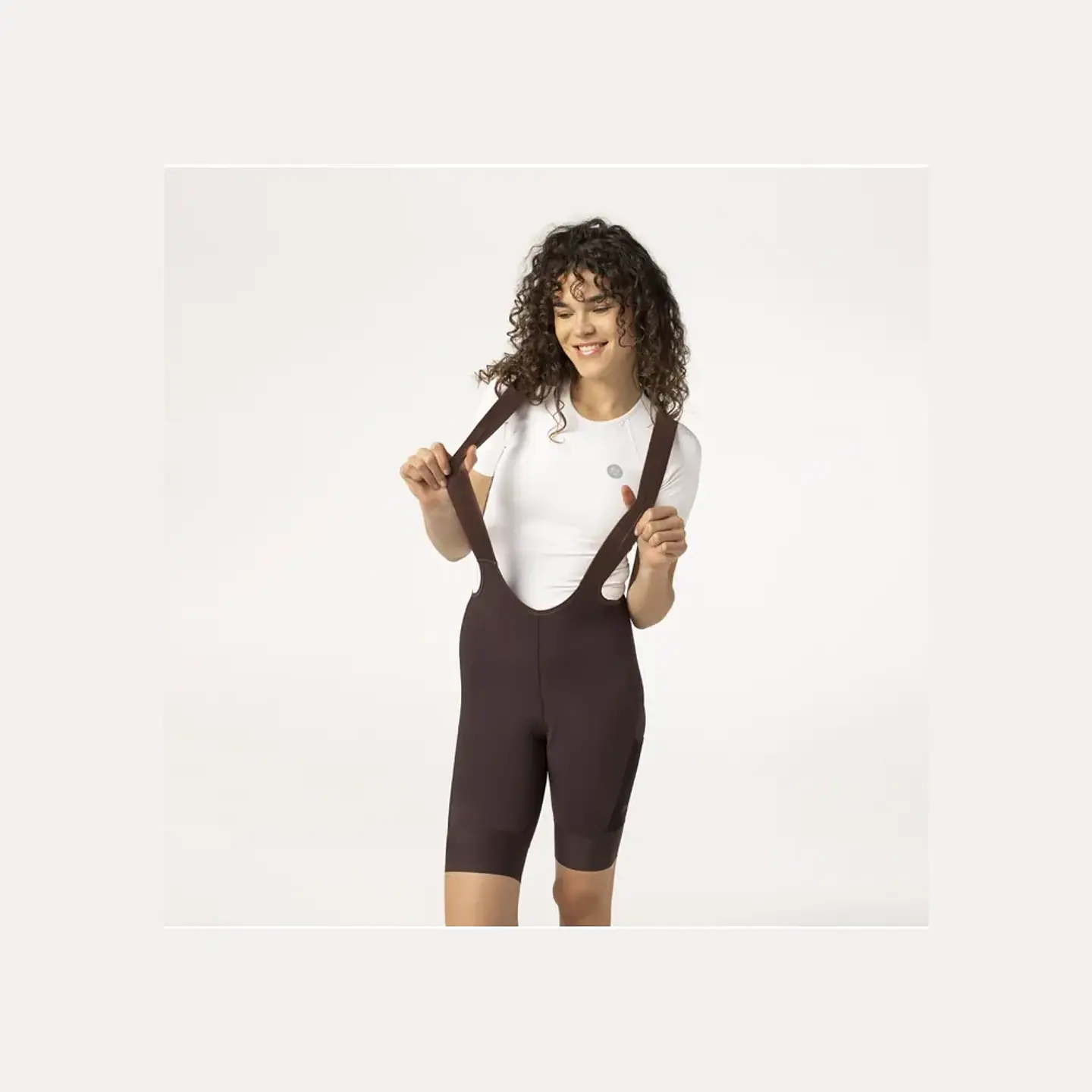 Calza Bibshort AGU Gravel Venture Mujer - Rose Brown 3