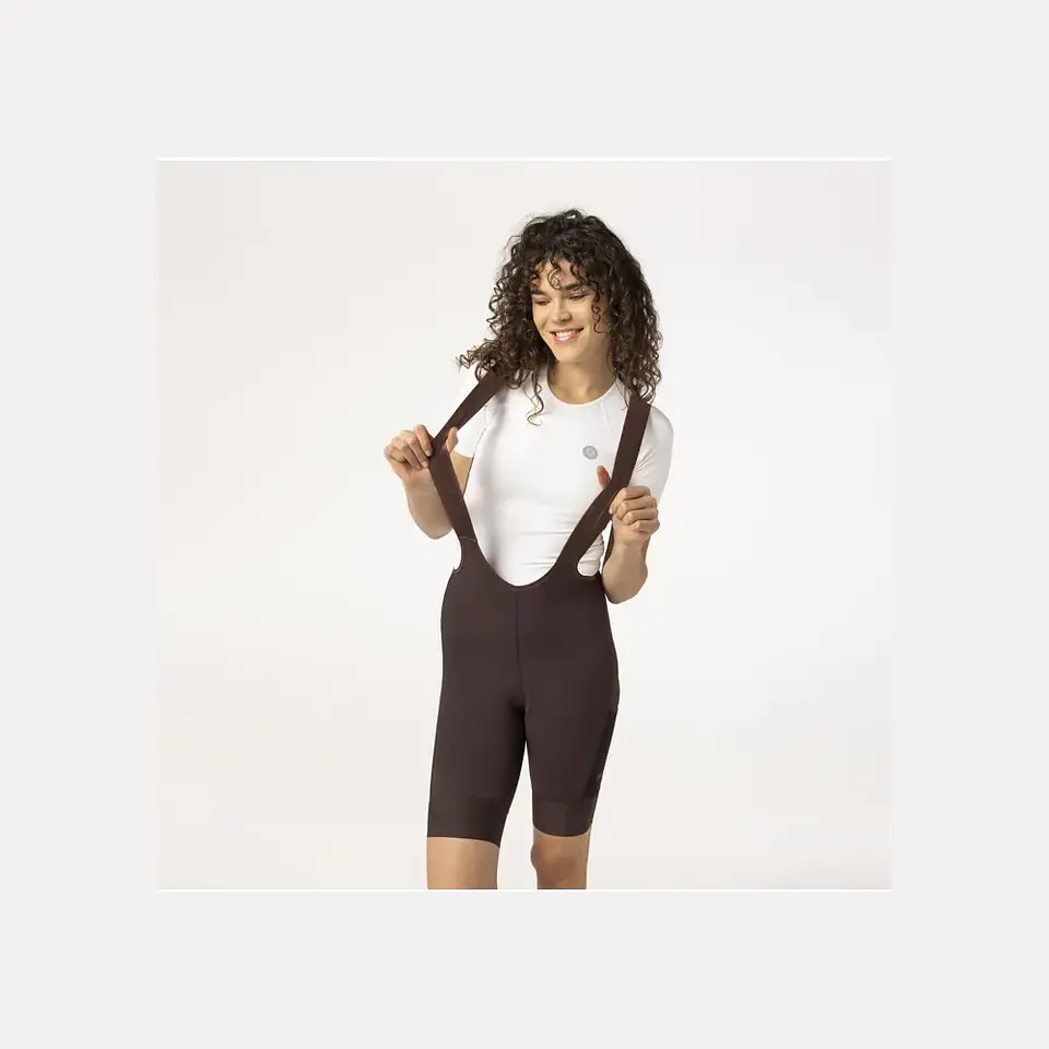 Calza Bibshort AGU Gravel Venture Mujer - Rose Brown 3