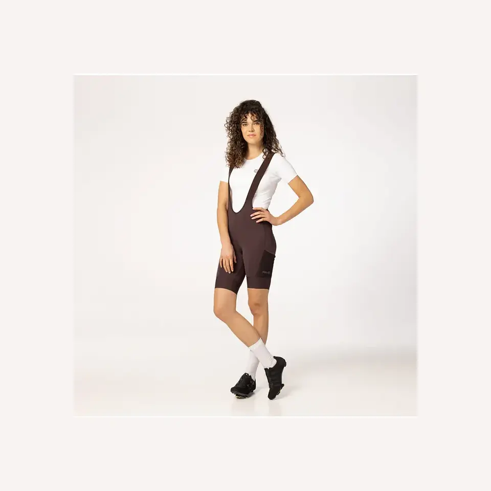 Calza Bibshort AGU Gravel Venture Mujer - Rose Brown 8