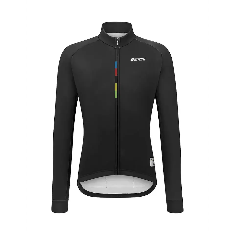 Chaqueta de Invierno Santini UCI Hombre - Black 1