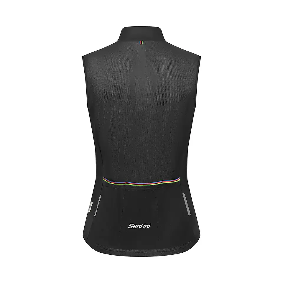 Cortaviento Santini UCI Hombre - Black 2