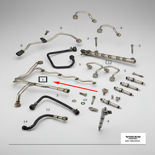 Manguera Retorno De Inyectores Volvo Xc90 2