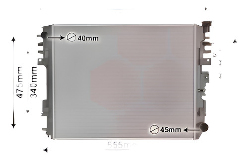 Radiador De Agua Dodge Ram 1500 - Dodge Ram 2500 3