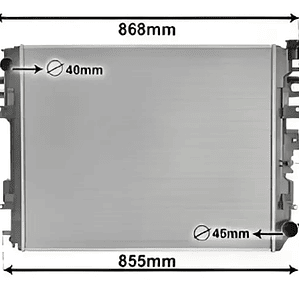 Radiador De Agua Ram 1500 Pickup DS 3.6l 2008 - 2026