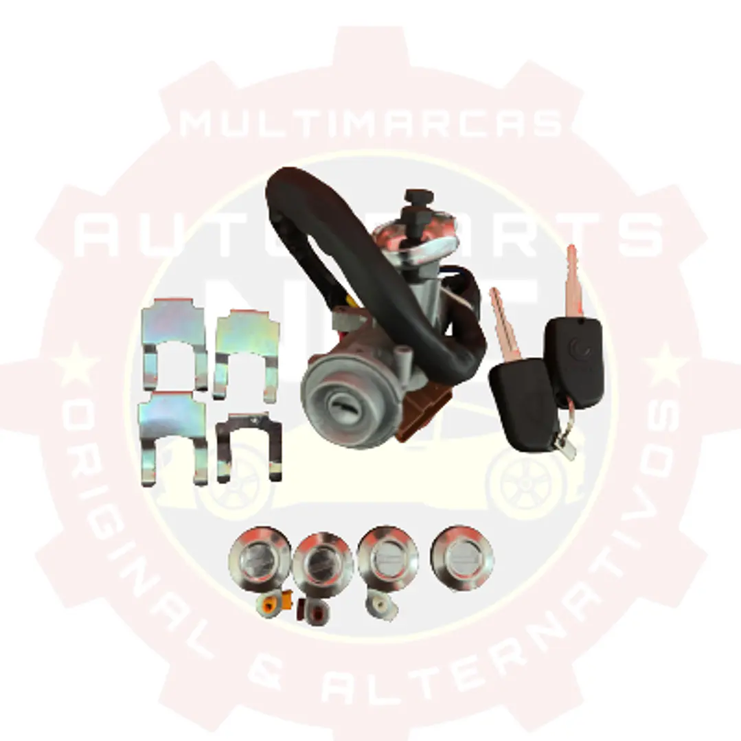 KIT CHAPA CONTACTO + CILINDROS PUERTAS ORIGINAL DFSK TRUCK  1