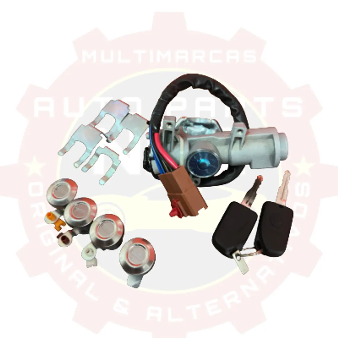 KIT CHAPA CONTACTO + CILINDROS PUERTAS ORIGINAL DFSK TRUCK  2