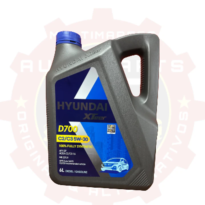 ACEITE 5W30 HYUNDAI XTEER D700 SP C2/C3 DPF 6L 1