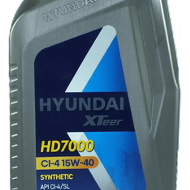 Aceite 15w40 Hyundai Hd 7000 Ci-4/sl 1 Litro 1
