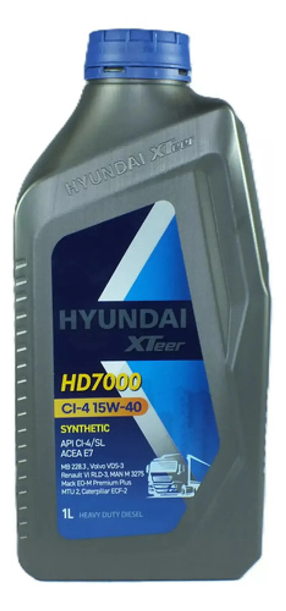 Aceite 15w40 Hyundai Hd 7000 Ci-4/sl 1 Litro 1