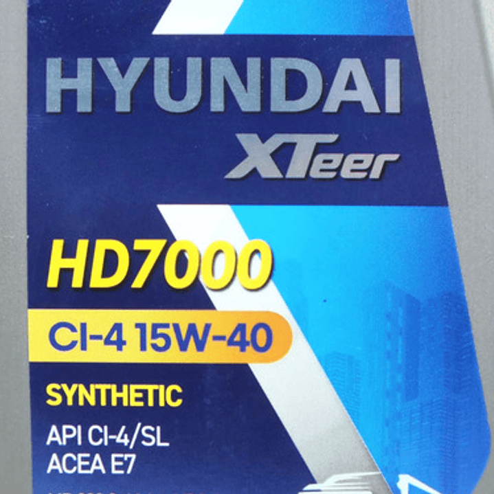 Aceite 15w40 Hyundai Hd 7000 Ci-4/sl 1 Litro 3