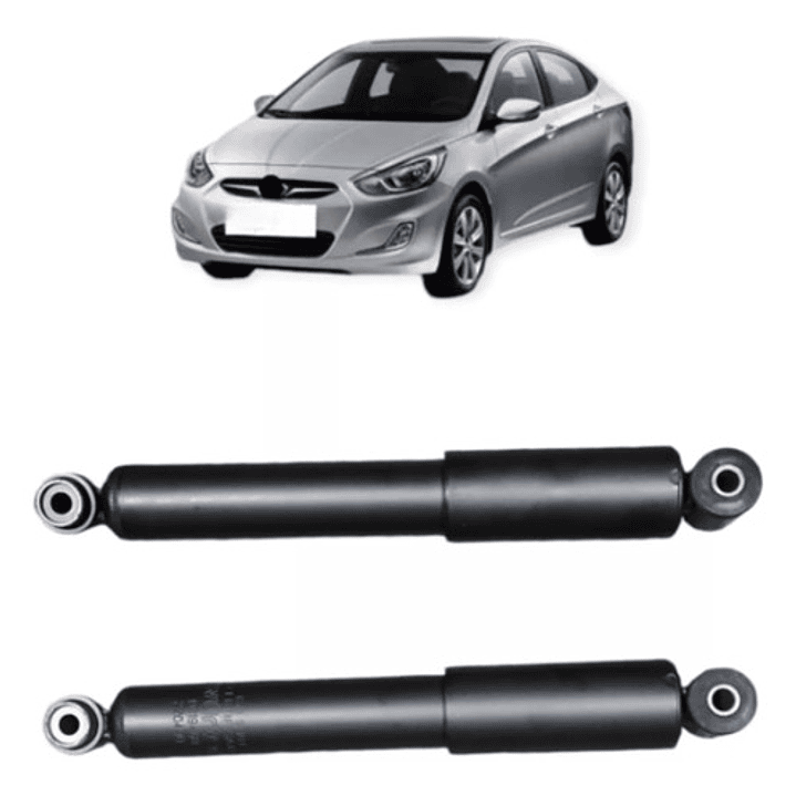 Amortiguadores Traseros Para Hyundai Accent Rb 11-18 (par) 1