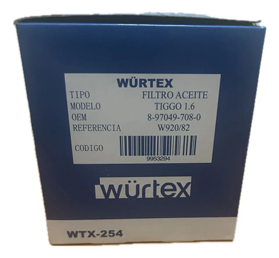 Filtro De Aceite Para Chery Tiggo 1.6 2008-2014 4