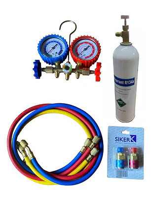 Kit De Recarga Aire Acondicionado De Vehiculo R134