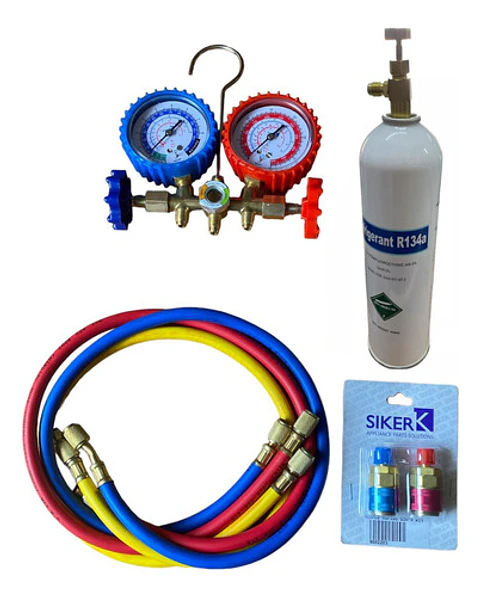 Kit De Recarga Aire Acondicionado De Vehiculo R134