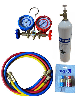Kit De Recarga Aire Acondicionado De Vehiculo R134