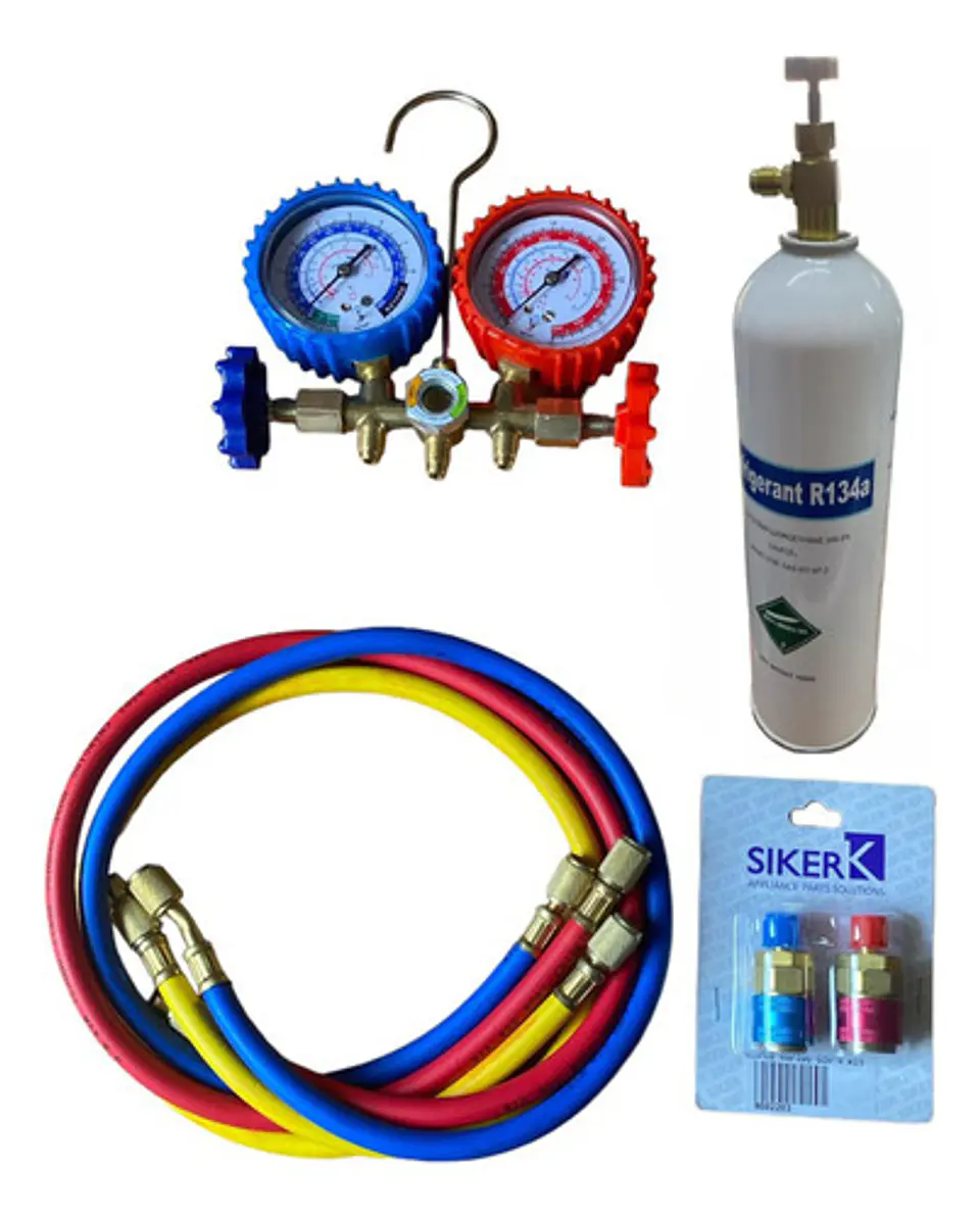 Kit De Recarga Aire Acondicionado De Vehiculo R134 1