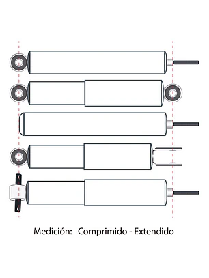 Amortiguador Trasero Para Ns Versa 1.6 20102-2015 (par)