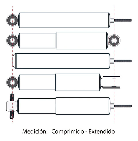 Amortiguador Trasero Para Ns Versa 1.6 20102-2015 (par)