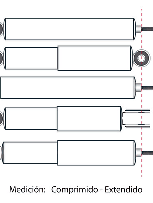 Amortiguador Trasero Para Ns Versa 1.6 20102-2015 (par)
