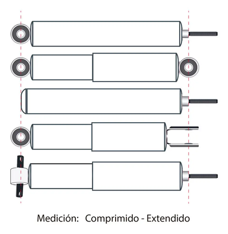 Amortiguador Trasero Para Ns Versa 1.6 20102-2015 (par) 2
