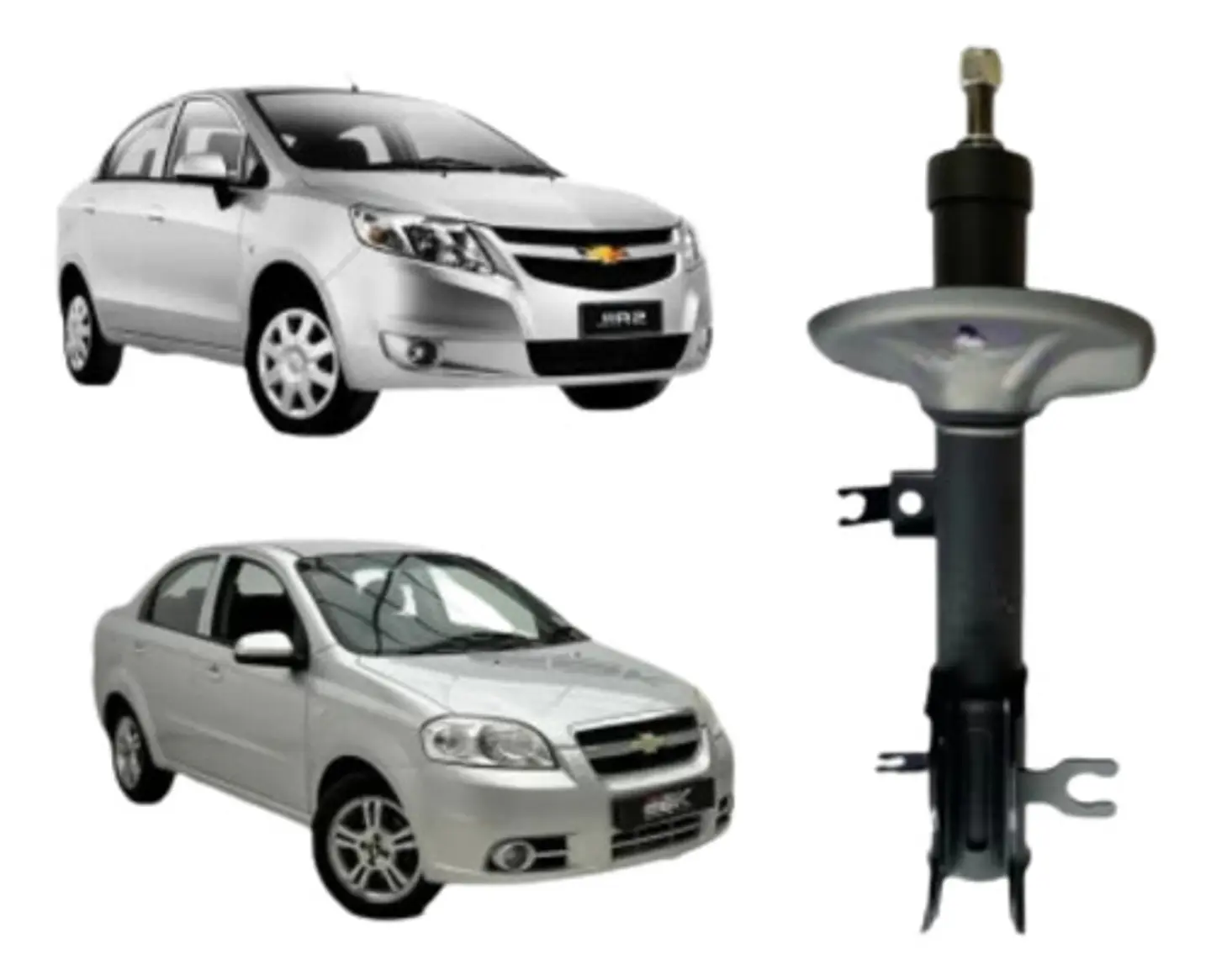 Amortiguador Delantero Para Chevrolet Sail 1.4 16v 2011-17 2