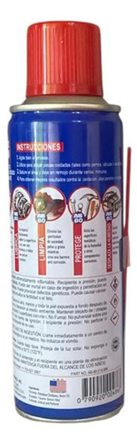 Lubricante Anticorrosivo Spray Abro Ab-80 Americano