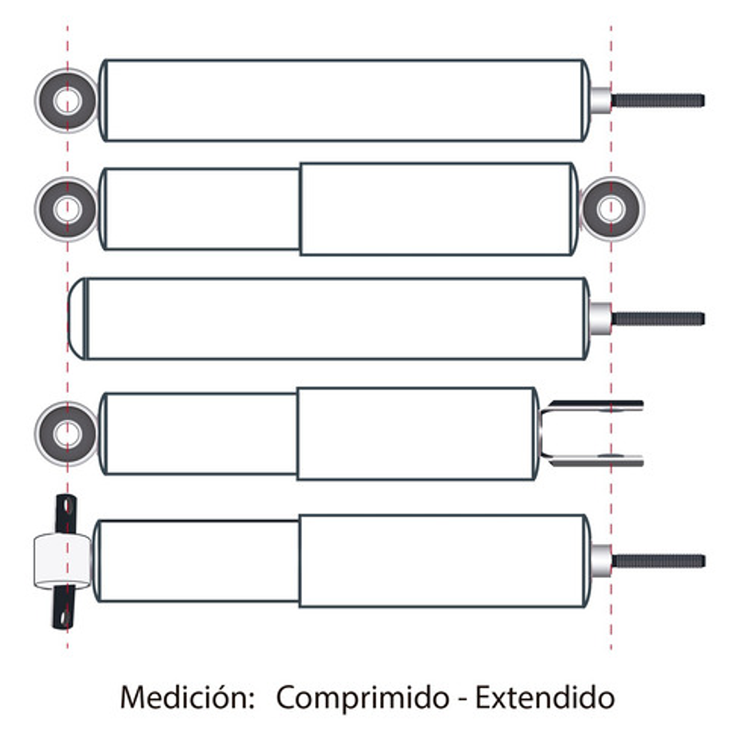 Amortiguador Trasero Para Suzuki Swift 1.6 2012-2016 (par) 4