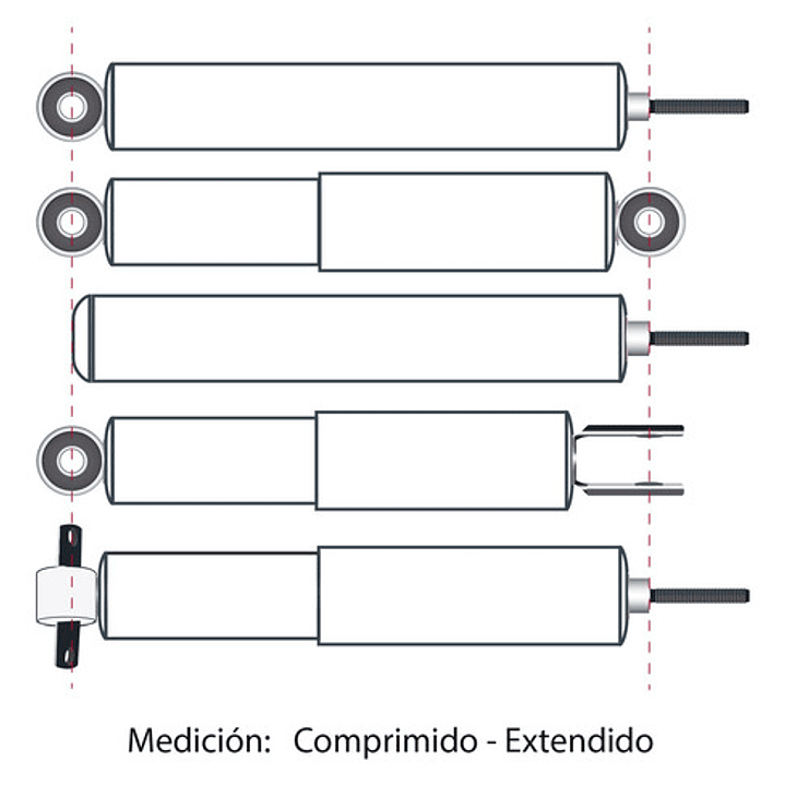 Amortiguador Trasero Para Suzuki Swift 1.6 2012-2016 (par) 4