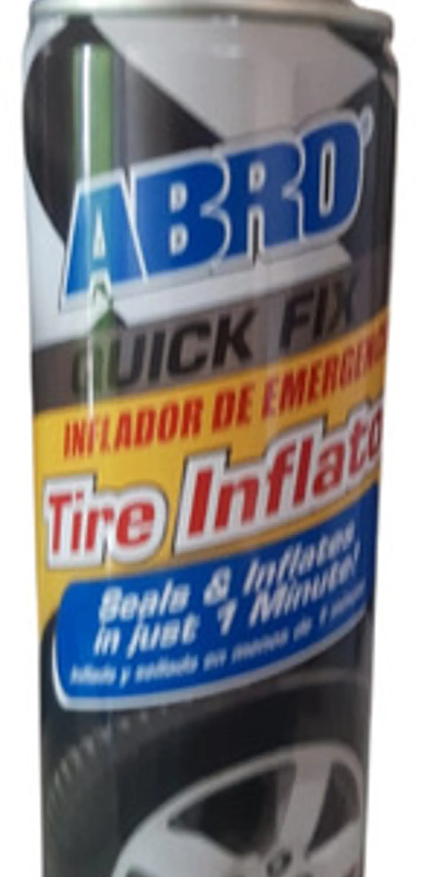 Inflador Y Sellador De Neumáticos Abro 340g Quick Fix 1
