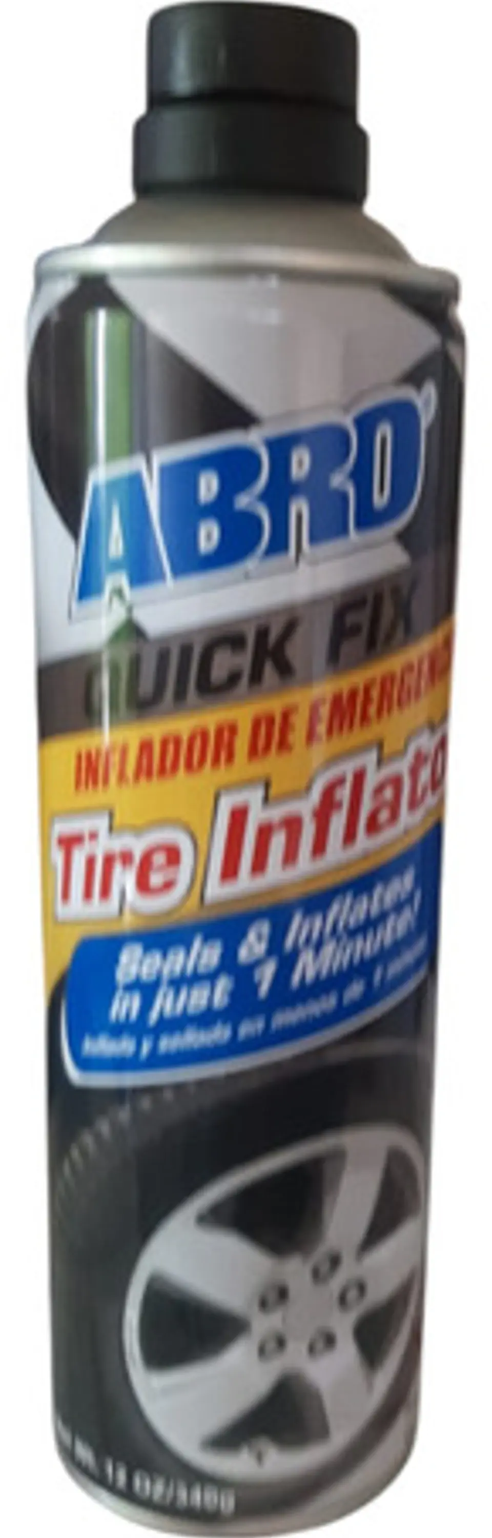 Inflador Y Sellador De Neumáticos Abro 340g Quick Fix 1