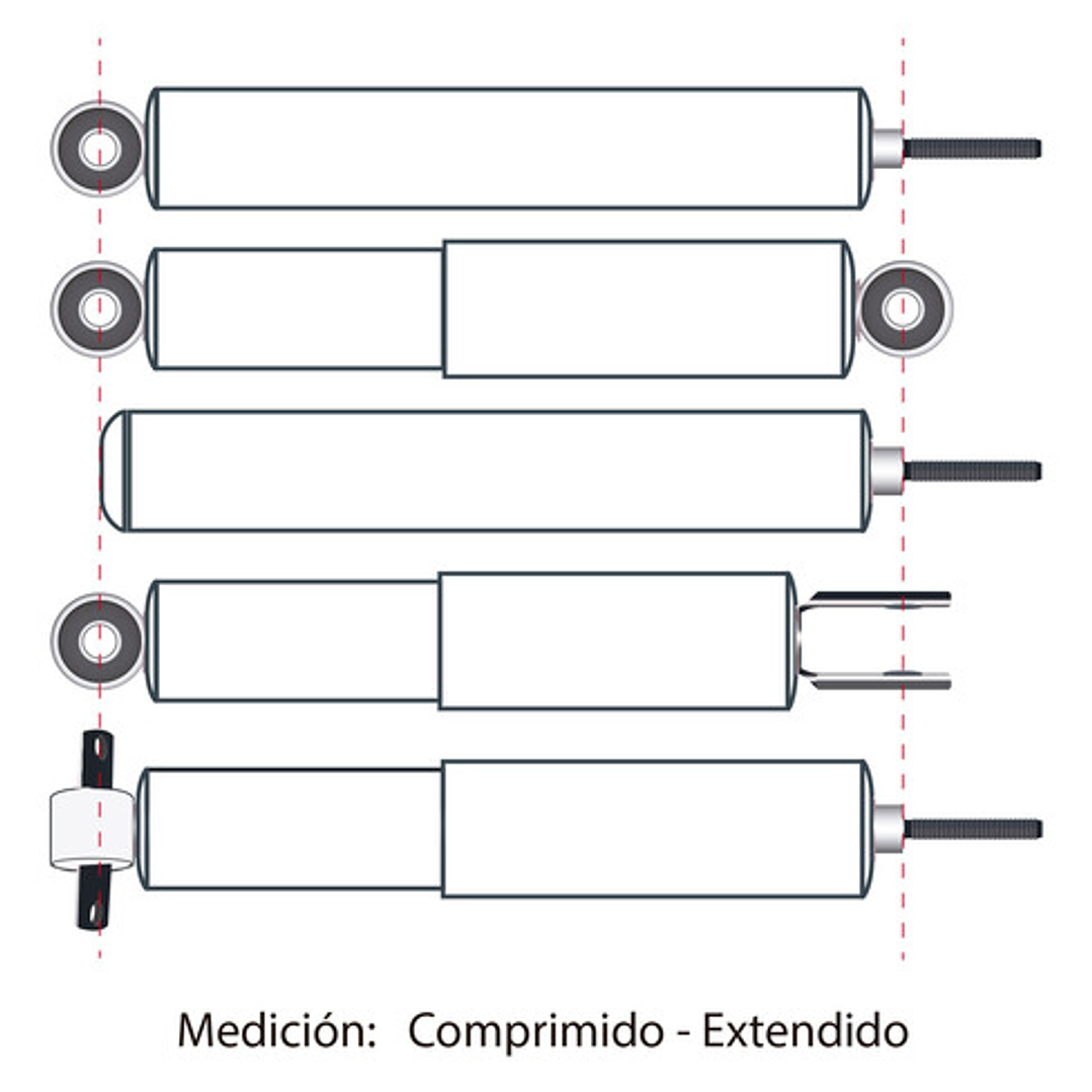 Kit Amortiguador Trasero Para Chevr Cruze 1.8/2.0 2010-2017 4