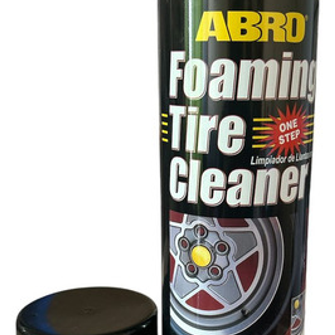 Espuma Limpiador Y Renovador De Neumatico Abro Americano 2