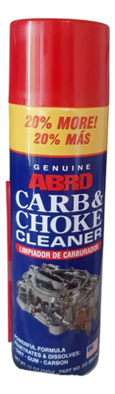 Limpia Carburador Abro 340g Americano Carb & Choke