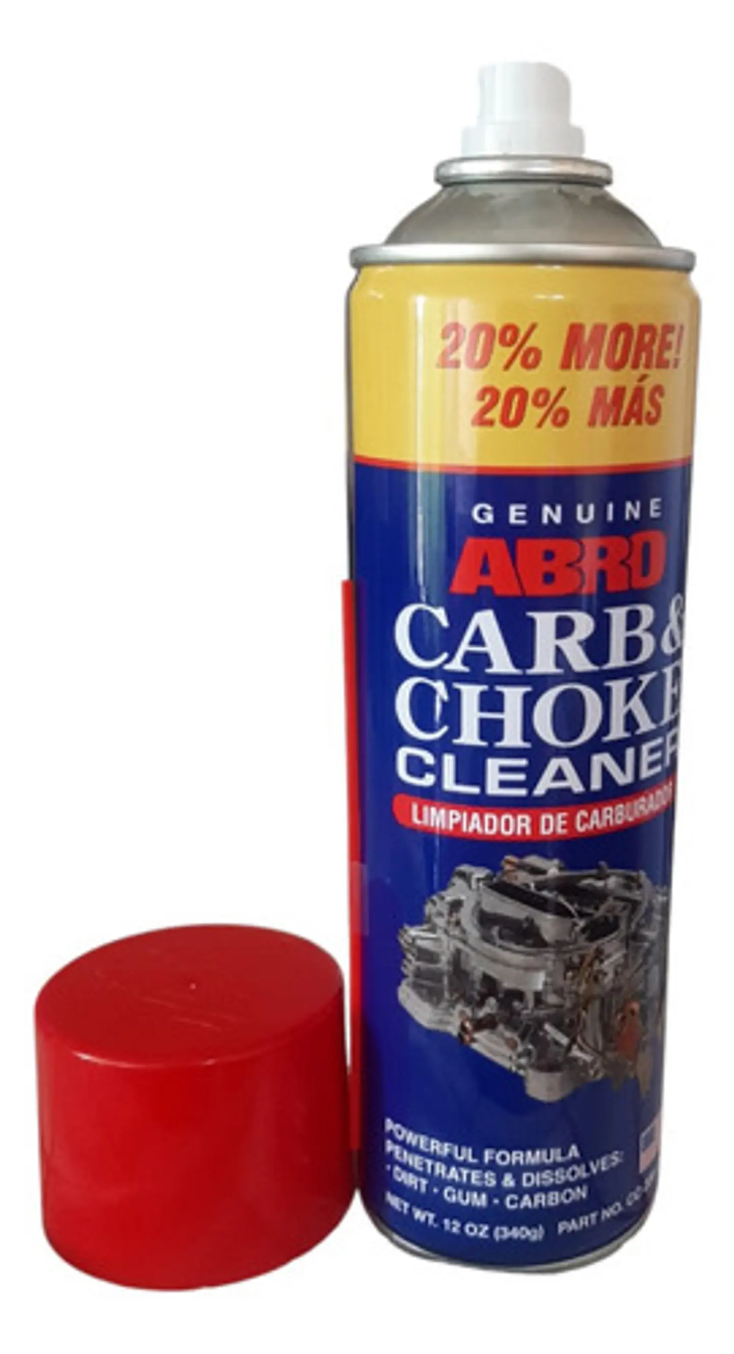 Limpia Carburador Abro 340g Americano Carb & Choke 3