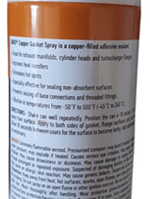 Gasket Cobre Abro , Para Empaquetaduras Y Juntas De 255grs