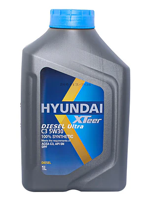 Aceite Motor Hyundai Xteer 5w30 1l D700 Diesel Gasolina C2c3