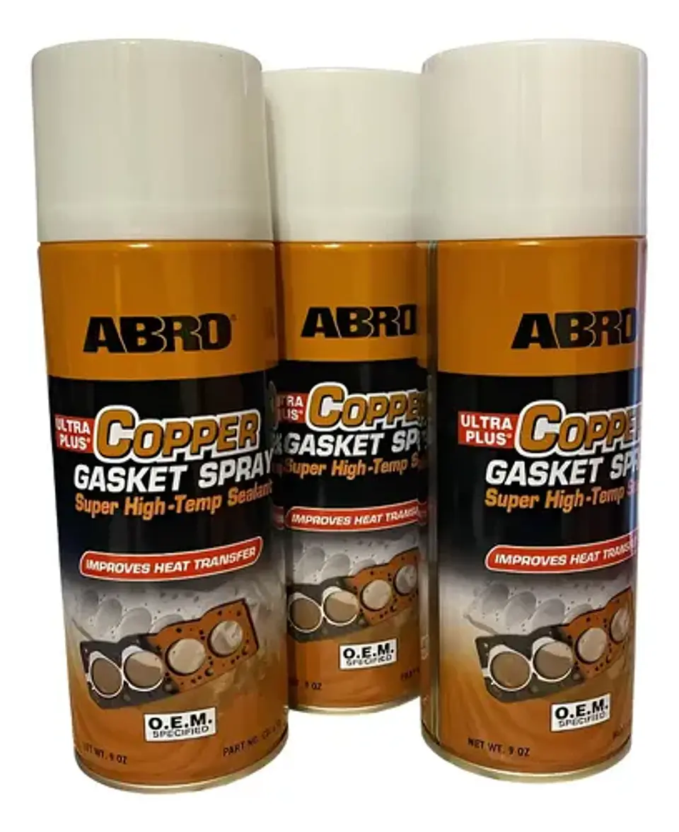 Gasket Cobre Abro En Spray Para Empaquetadura Pack3 Unid 1