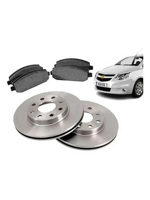 Discos De Freno + Pastillas Chevrolet Sail 1.4 2011-2017